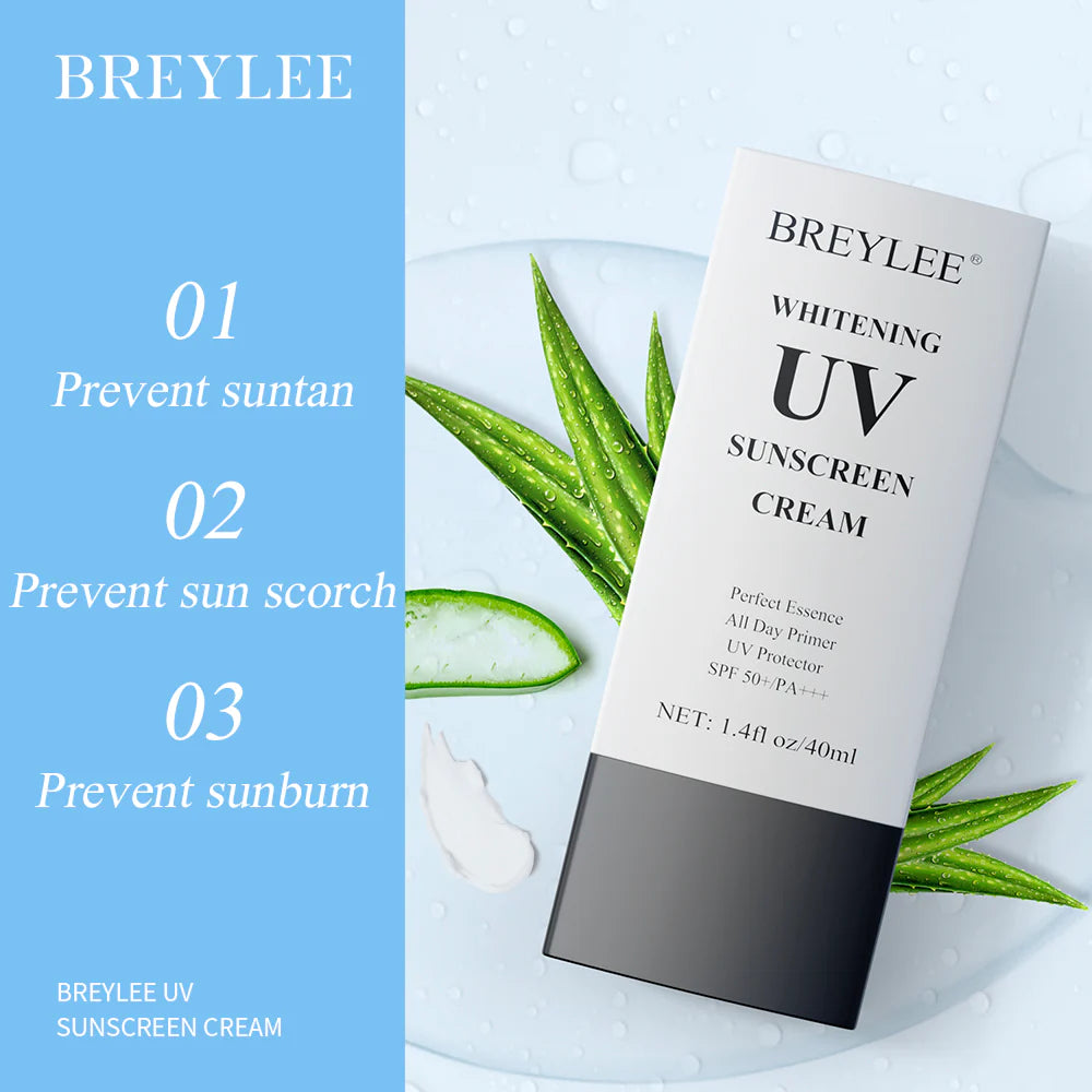 Breylee - Whitening UV Sunscreen Cream SPF50 Sunblock PA+++ 40ml (Original)