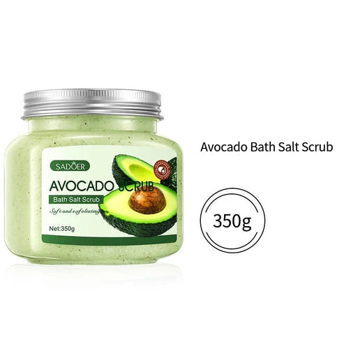 SADOER Fruit Bath Salt Body Scrub Brightening Anti-Acne| Body Scrub