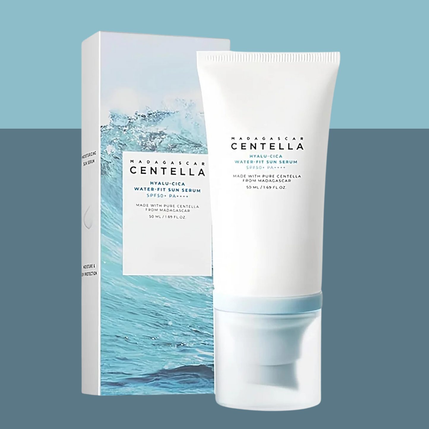 Skin1004 Madagascar Centella Hyalu-Cica Water-Fit Sun Serum SPF 50+ 50ml (Original)