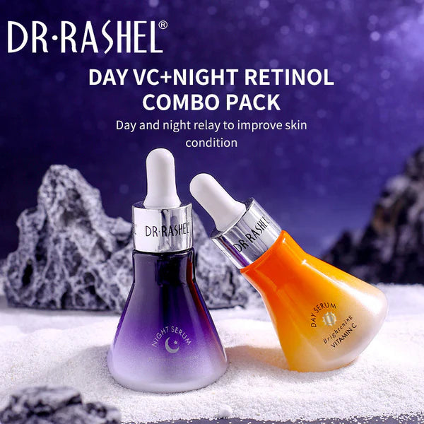 Dr.Rashel Vitamin C & Rentinol Day & Night Face Serum 30ml (Orginal)