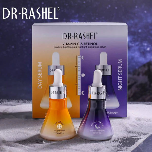 Dr.Rashel Vitamin C & Rentinol Day & Night Face Serum 30ml (Orginal)