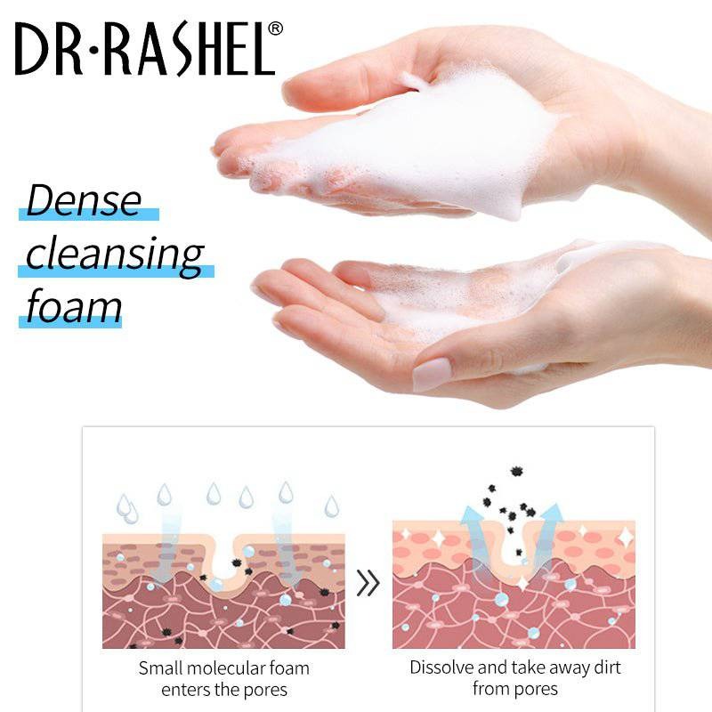DR RASHEL Hyaluronic Acid Moisturizing and Smooth Face Wash, 100g (Original)