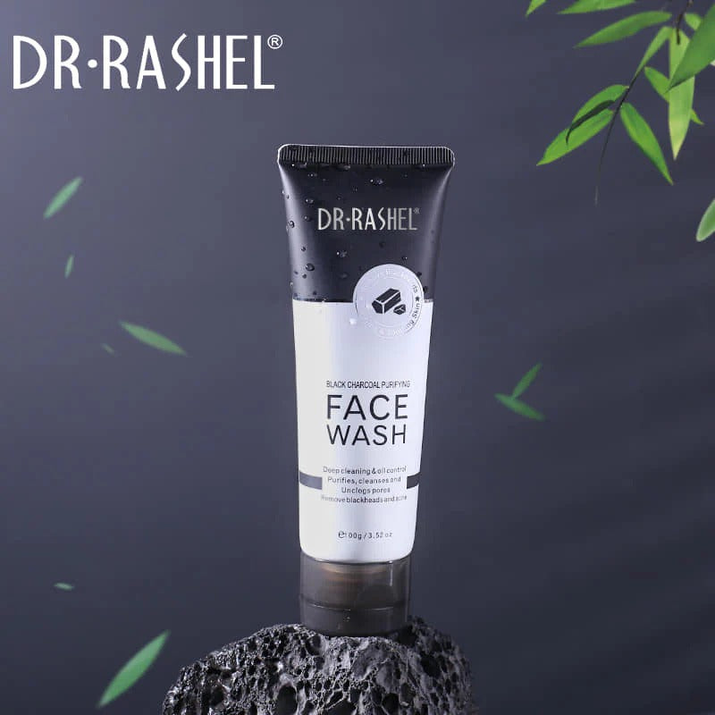 Dr. Rashel Black Charcoal Purifying Face Wash, 100g (Original)