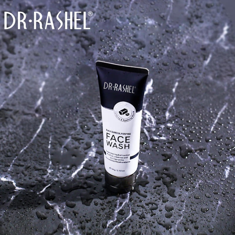 Dr. Rashel Black Charcoal Purifying Face Wash, 100g (Original)