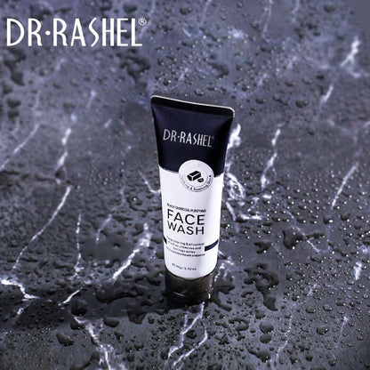Dr. Rashel Black Charcoal Purifying Face Wash, 100g (Original)