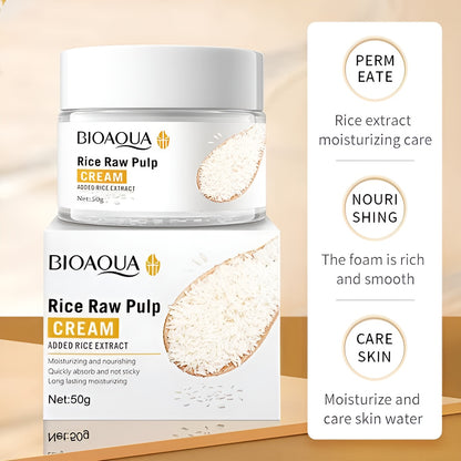 BIOAQUA Set of 6 Rice Raw Pulp Skin Whitening Series| Skin Whitening cream