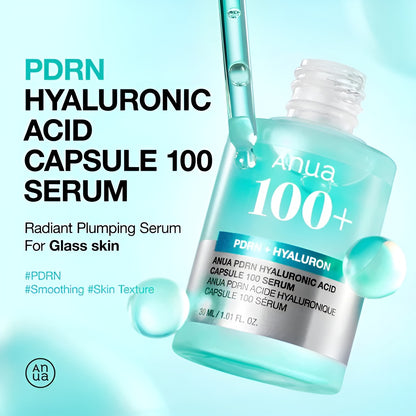 Anua PDRN Hyaluronic Acid Capsule 100 Serum 30ml (Original)