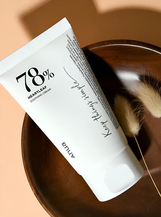Anua - Moisturizer Cream (Original)|  70% Heartleaf Soothing Cream (100ml)| Moisturizing Cream