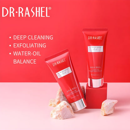 DR RASHEL AHA BHA Clarifying Exfoliating Facial Cleanser 80ml Face Wash| Face Wash | Face Cleanser
