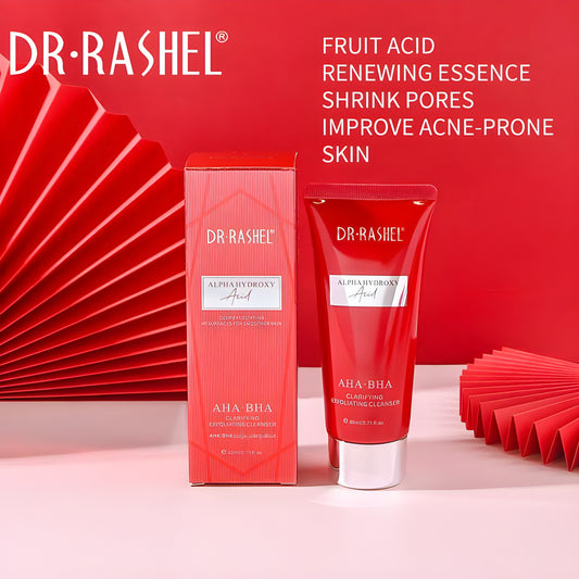 DR RASHEL AHA BHA Clarifying Exfoliating Facial Cleanser 80ml Face Wash| Face Wash | Face Cleanser