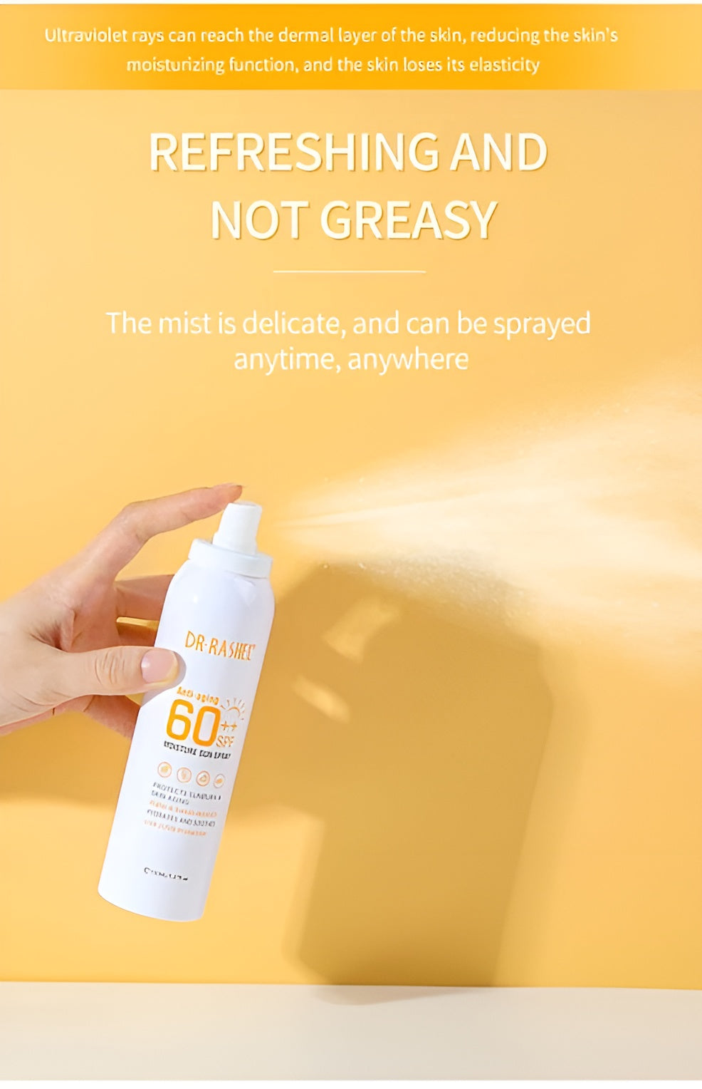 Dr.Rashel Moisture Sun Spray Anti-Aging SPF 60++ 150ML (Original)