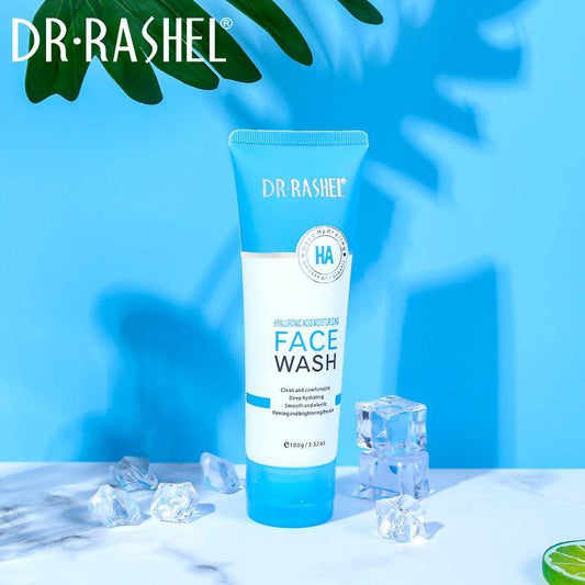 DR RASHEL Hyaluronic Acid Moisturizing and Smooth Face Wash, 100g (Original)