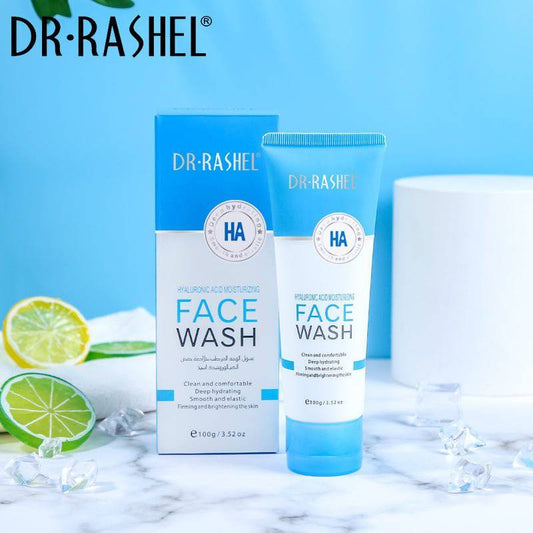 DR RASHEL Hyaluronic Acid Moisturizing and Smooth Face Wash, 100g (Original)