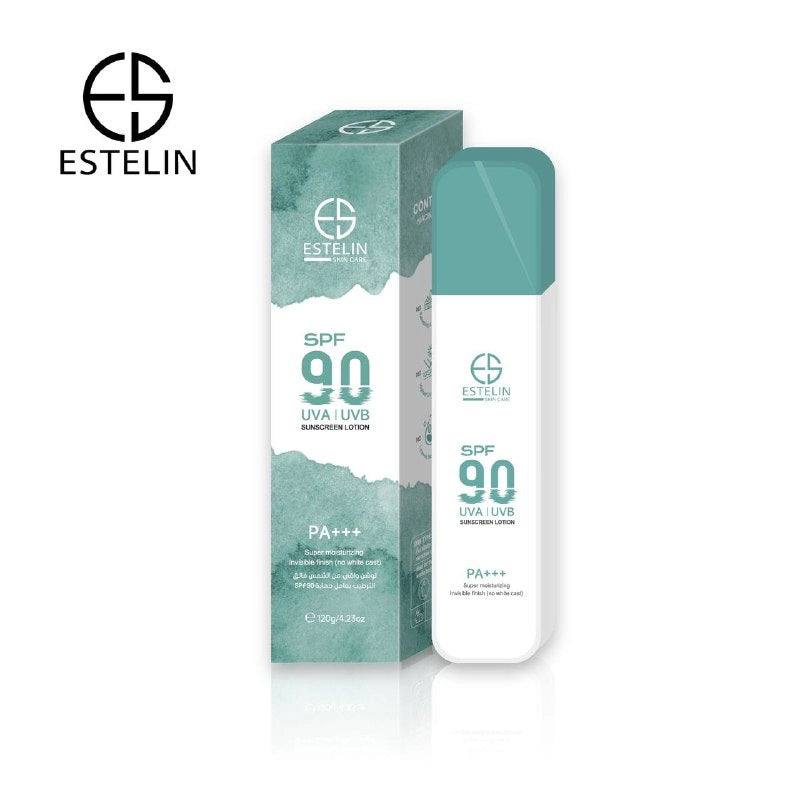 Estelin Super Moisturizing Sunscreen Lotion SPF 90 120ML (Original)