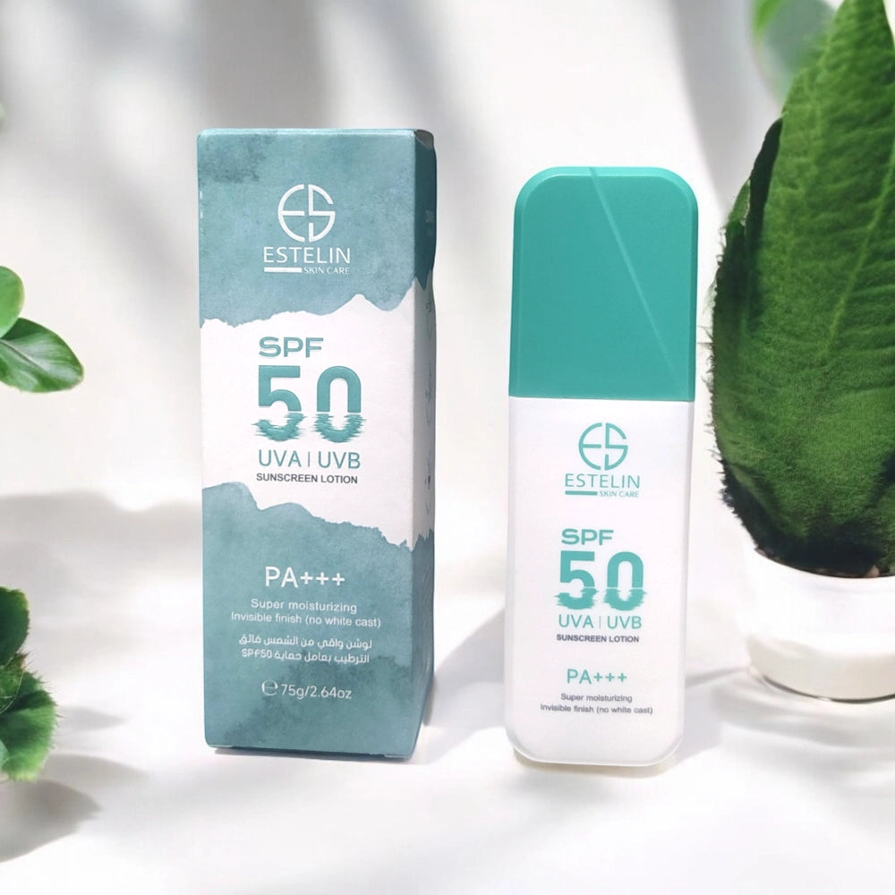 Estelin Super Moisturizing Sunscreen Lotion SPF 50  75G (Original)