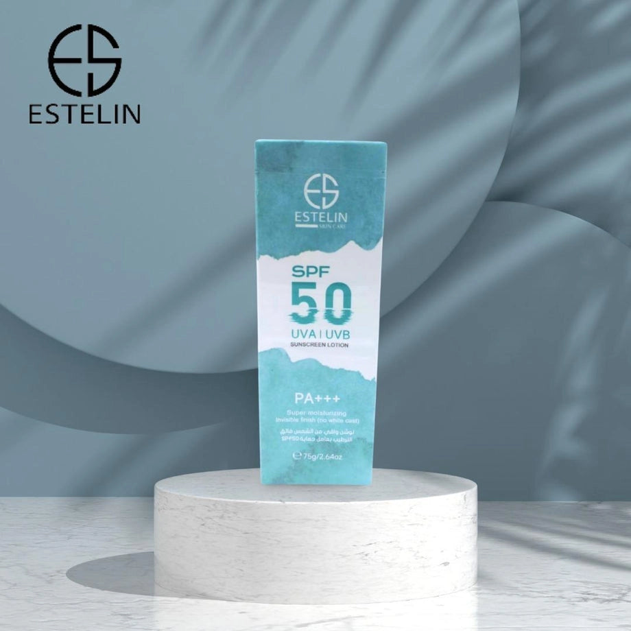 Estelin Super Moisturizing Sunscreen Lotion SPF 50  75G (Original)