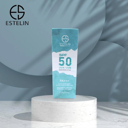 Estelin Super Moisturizing Sunscreen Lotion SPF 50  75G (Original)