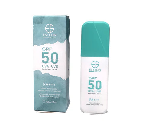 Estelin Super Moisturizing Sunscreen Lotion SPF 50  75G (Original)