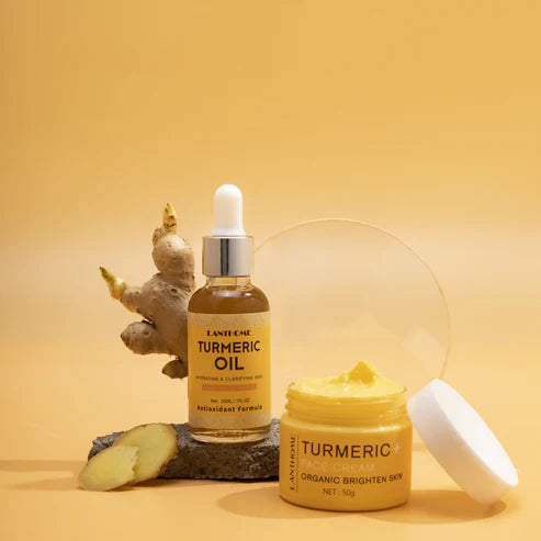 Turmeric Essential Oil Skin Care Set| Turmeric Cream| Turmeric Oil